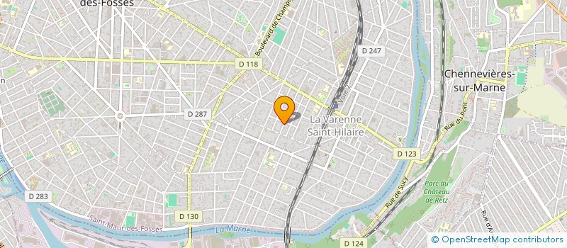 localisation de l'entreprise LA VERDERIE à SAINT-MAUR-DES-FOSSES