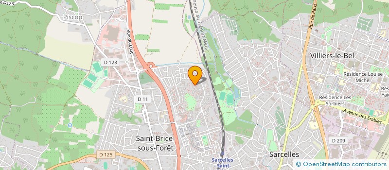 localisation de l'entreprise LA VERDESOISE à ST BRICE SOUS FORET