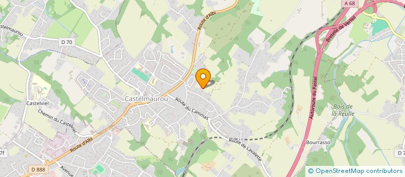 localisation de l'entreprise LA VERDIENNE  CASTELMAUROU