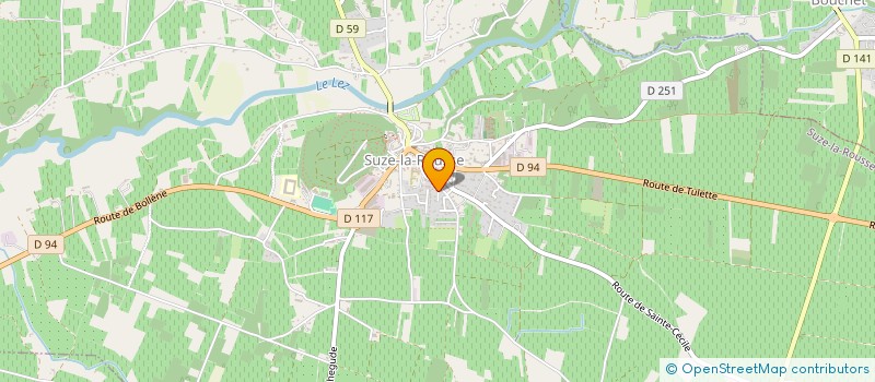 localisation de l'entreprise LA VERDIERE  SUZE-LA-ROUSSE