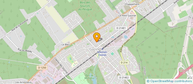 localisation de l'entreprise LA VERDONNAISE  CESTAS