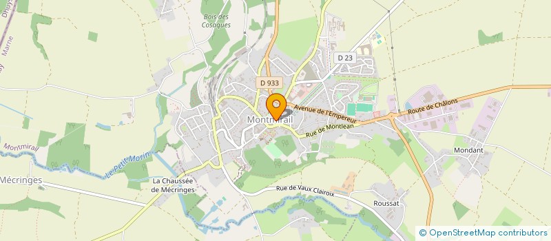 localisation de l'entreprise LA VERDONNELLE  MONTMIRAIL