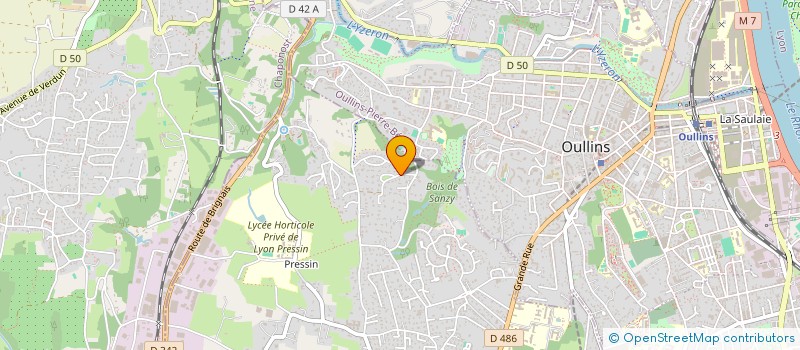 localisation de l'entreprise LA VERDOULETTE  SAINT-GENIS-LAVAL