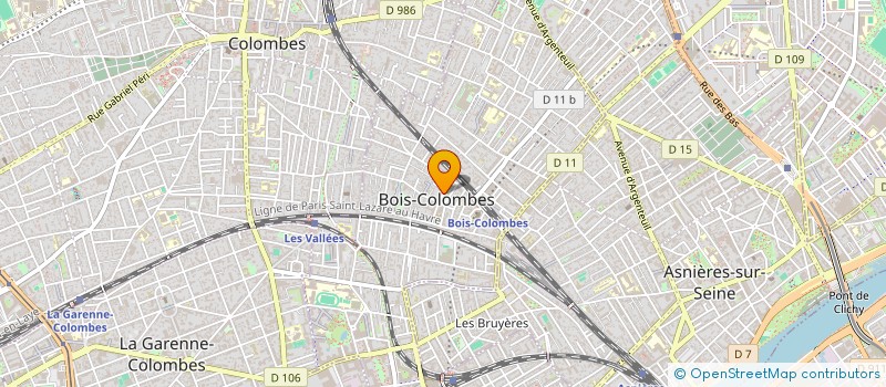 localisation de l'entreprise LA VERDURE à BOIS-COLOMBES