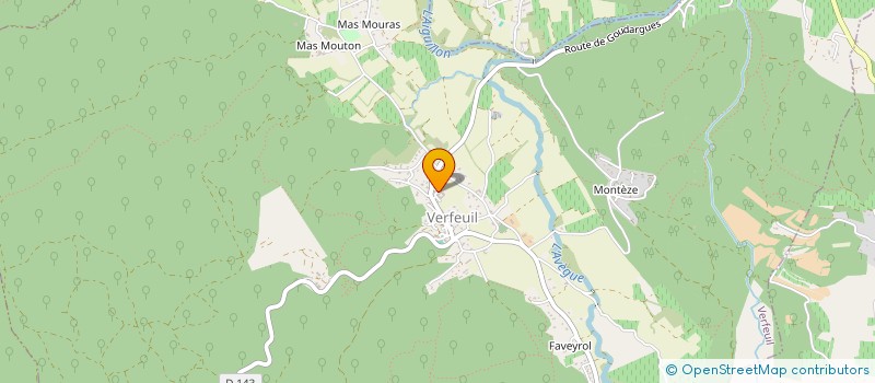 localisation de l'entreprise LA VERFEUILLOISE  VERFEUIL