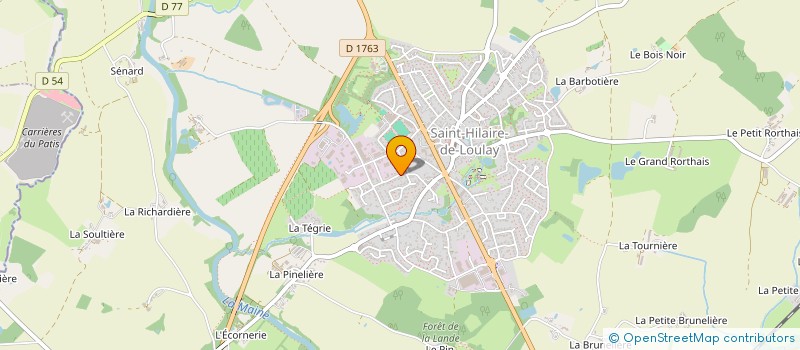 localisation de l'entreprise LA VERGNAT à MONTAIGU-VENDEE