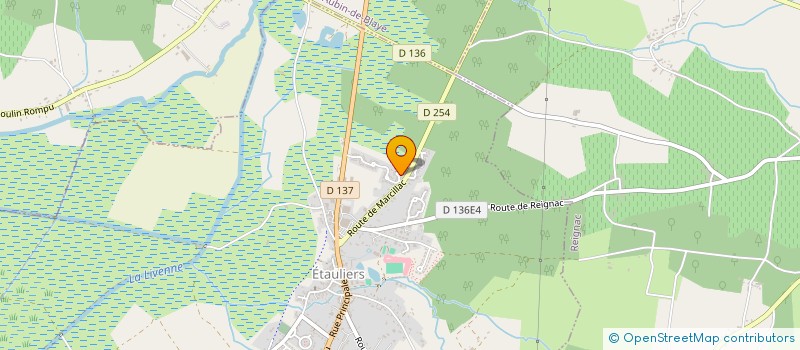 localisation de l'entreprise LA VERGNOTTE  VAL-DE-LIVENNE