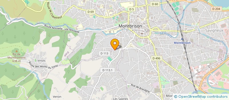 localisation de l'entreprise LA VERITE  ECOTAY-L'OLME