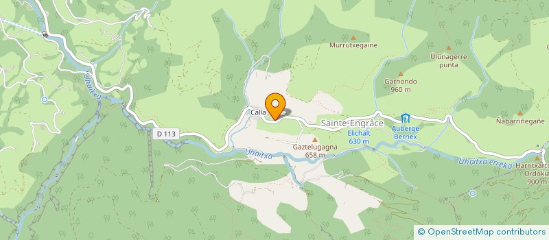 localisation de l'entreprise LA VERNA PIERRE SAINT-MARTIN  SAINTE-ENGRACE