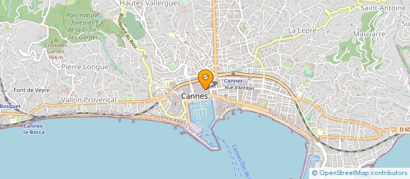 localisation de l'entreprise LA VERNEDE  CANNES