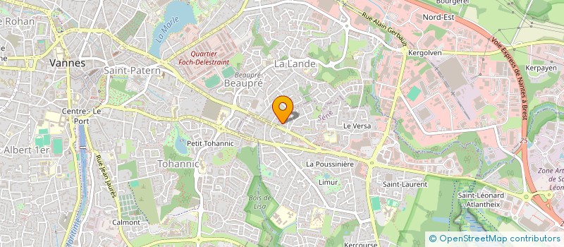 localisation de l'entreprise LA VERNELIE COIFFURE - CONSTITUTION  SENE