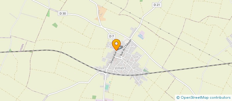 localisation de l'entreprise LA VERRERIE 06  VILLIERS