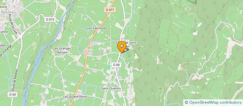 localisation de l'entreprise LA VERRIERE  SAINT-ROMAIN-EN-VIENNOIS