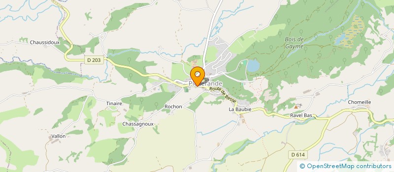 localisation de l'entreprise LA VERRIERE DU SANCY  PICHERANDE