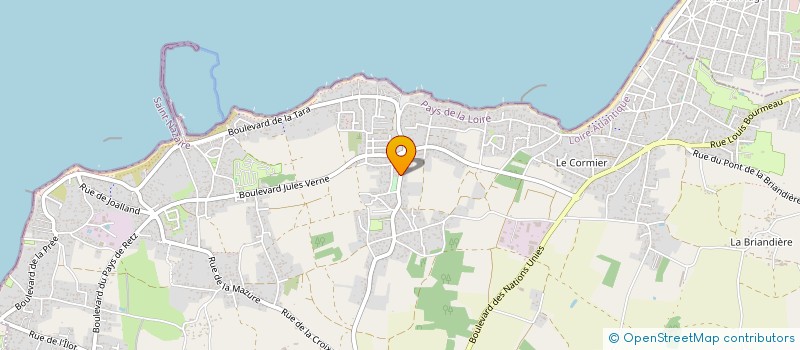 localisation de l'entreprise LA VERRIERE SC à LA PLAINE-SUR-MER