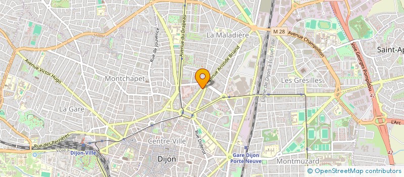 localisation de l'entreprise LA VERRONNERIE à DIJON