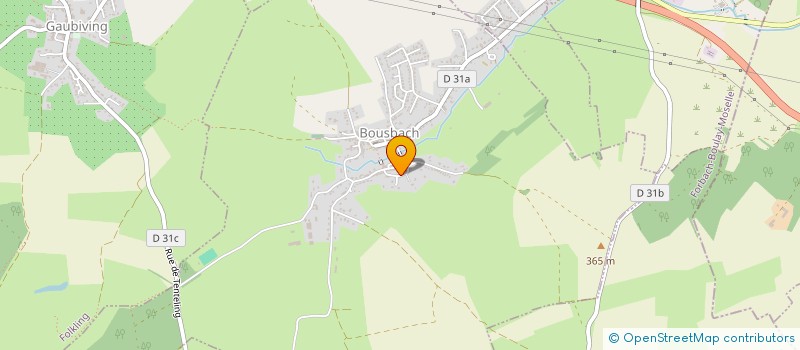 localisation de l'entreprise LA VERTE PRAIRIE  BOUSBACH