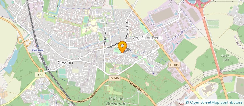 localisation de l'entreprise LA VERTE ROCHETTOISE  SEINE-PORT