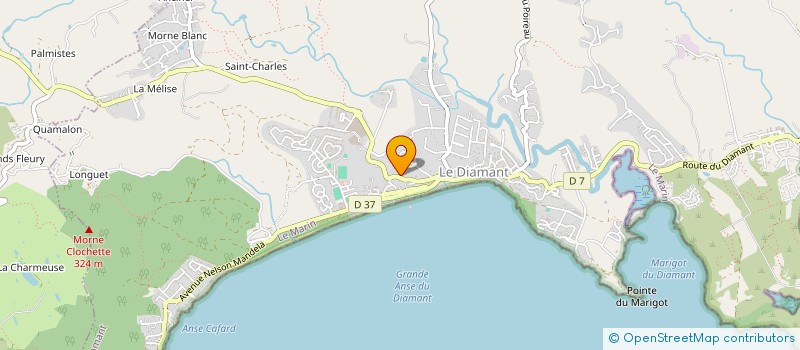 localisation de l'entreprise LA VERTE VALLEE  DIAMANT