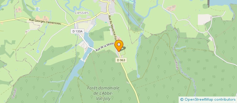 localisation de l'entreprise LA VERTE VALLEE  LIESSIES