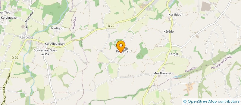 localisation de l'entreprise LA VERTICALE  PLEUBIAN