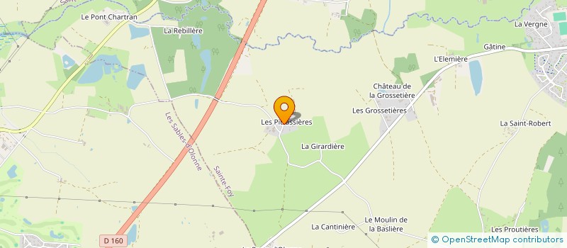 localisation de l'entreprise LA VERTONNE à SAINTE-FOY