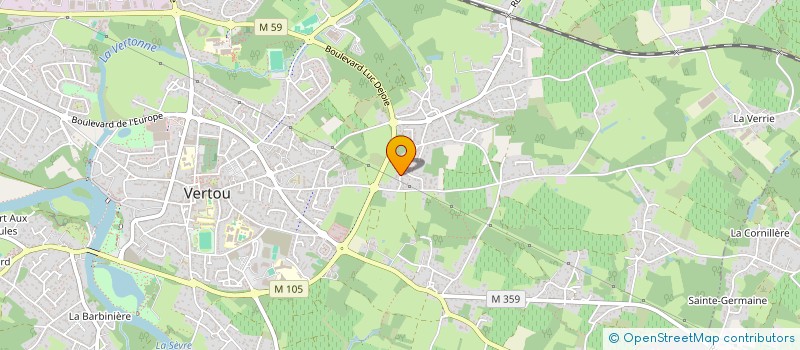 localisation de l'entreprise LA VERTOUNAISE  VERTOU