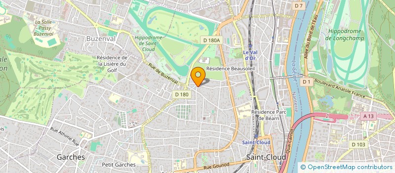 localisation de l'entreprise LA VERY GOOD COMPAGNIE à SAINT-CLOUD