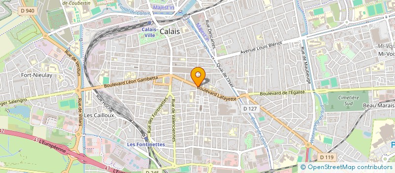 localisation de l'entreprise LA VETERANTE à CALAIS