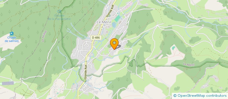 localisation de l'entreprise LA VEXINE  LE MENIL