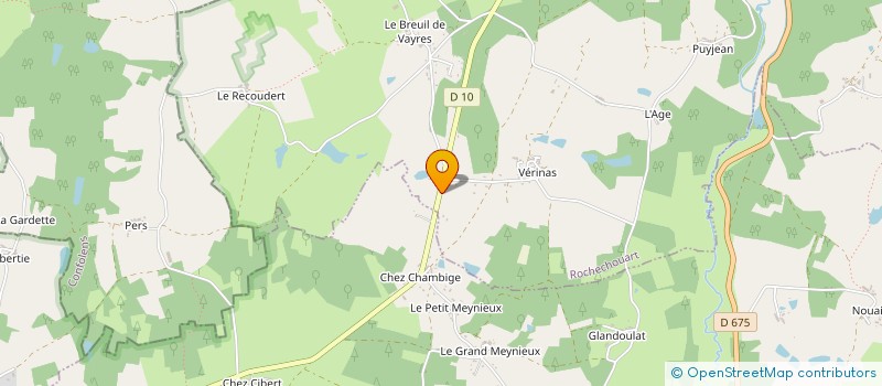 localisation de l'entreprise LA VEYRIE à VIDEIX