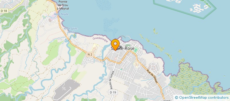 localisation de l'entreprise LA VI LA BEL à SAINTE-ROSE