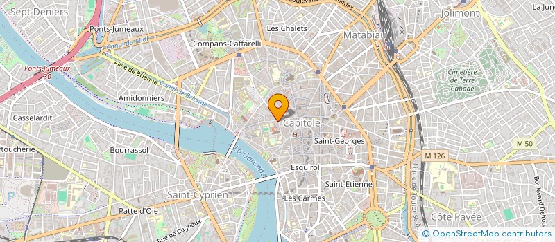 localisation de l'entreprise LA VIA GUSTO à TOULOUSE