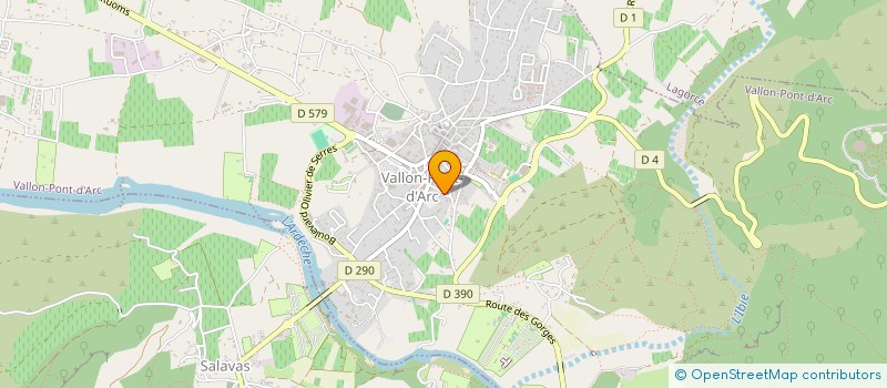 localisation de l'entreprise LA VIALETTE à VALLON PONT D'ARC
