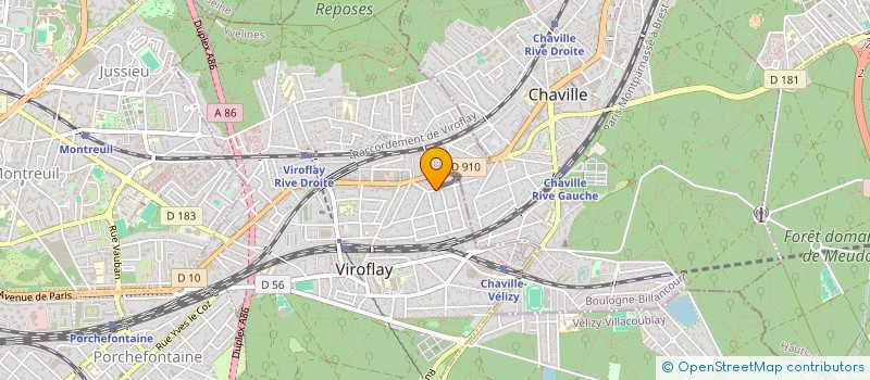 localisation de l'entreprise LA VIANDE D'EXCEPTION  VIROFLAY