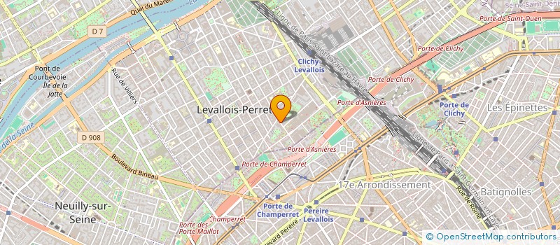 localisation de l'entreprise LA VICOOLA à LEVALLOIS-PERRET