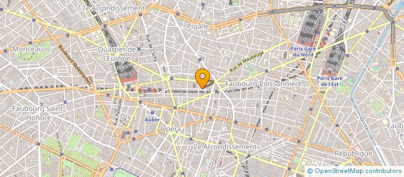 localisation de l'entreprise LA VICTOIRE  PARIS