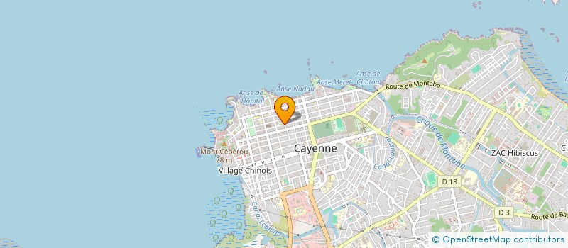 localisation de l'entreprise LA VICTOIRE  CAYENNE