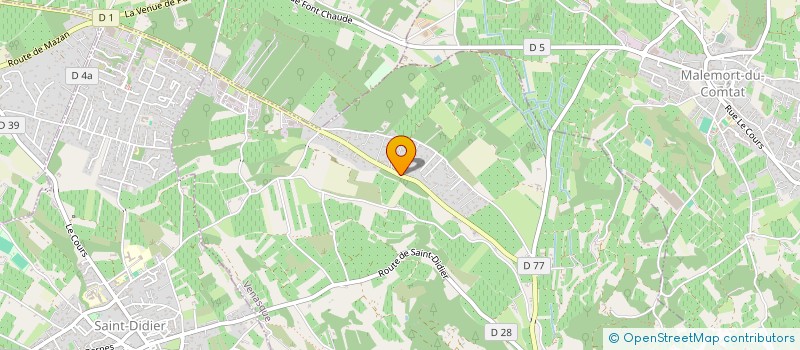 localisation de l'entreprise LA VICTOIRE  VENASQUE