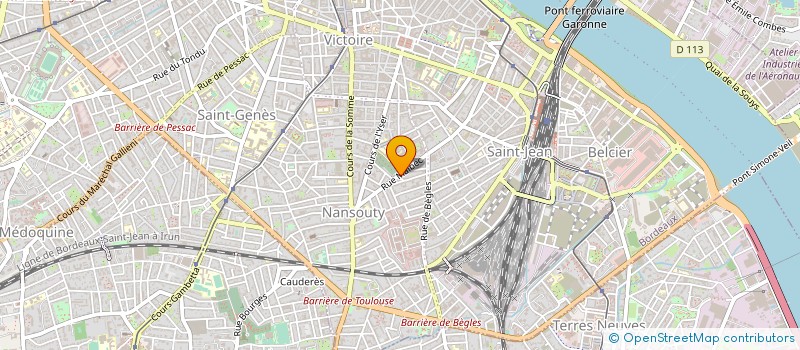 localisation de l'entreprise LA VICTOIRE  BORDEAUX