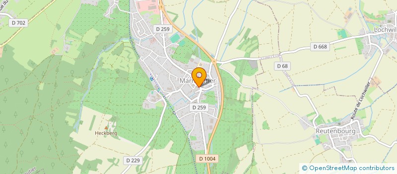 localisation de l'entreprise LA VICTOIRE  MARMOUTIER