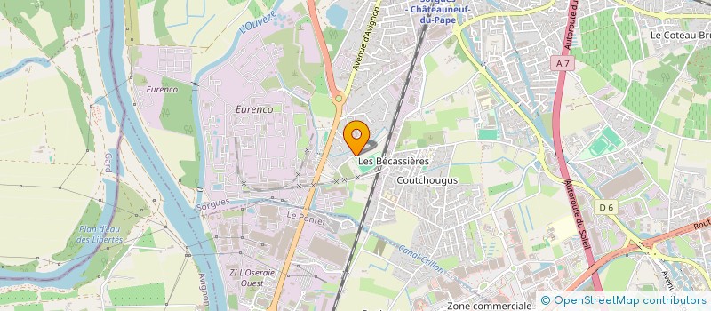 localisation de l'entreprise LA VICTOIRE  SORGUES