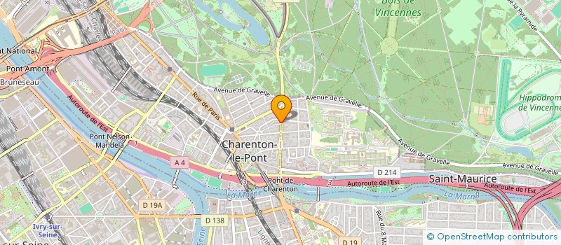 localisation de l'entreprise LA VICTOIRE  CHARENTON-LE-PONT