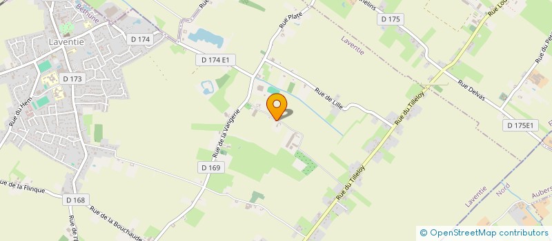 localisation de l'entreprise LA VICTOIRE EST EN NOUS  LAVENTIE