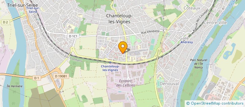 localisation de l'entreprise LA VICTORIEUSE à CHANTELOUP-LES-VIGNES