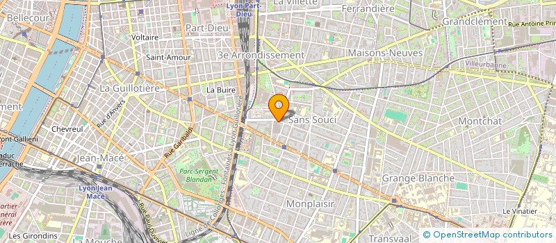 localisation de l'entreprise LA VIDA LOCA à LYON 3EME