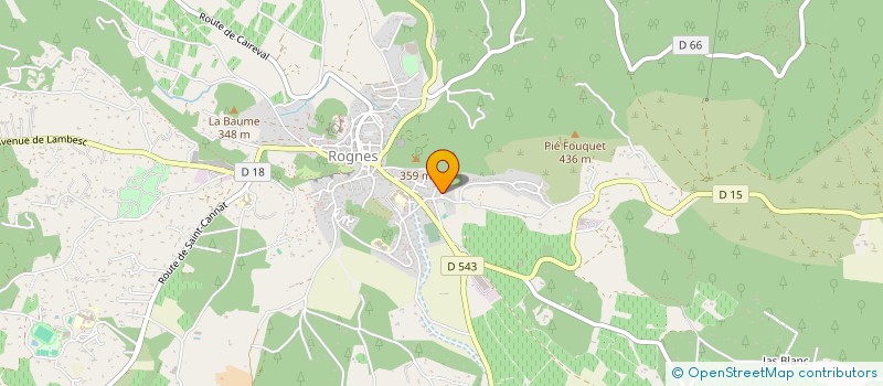 localisation de l'entreprise LA VIDA LOCA  ROGNES