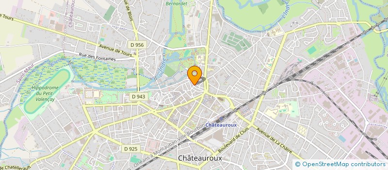 localisation de l'entreprise LA VIDACO à CHATEAUROUX