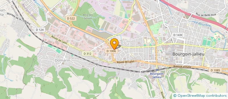 localisation de l'entreprise LA VIDEO ASSOCIES à BOURGOIN-JALLIEU
