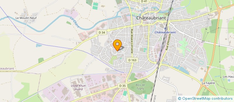 localisation de l'entreprise LA VIE à CHATEAUBRIANT